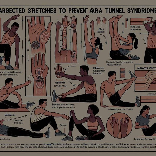 Quels sont les étirements ciblés pour prévenir le syndrome du canal carpien?