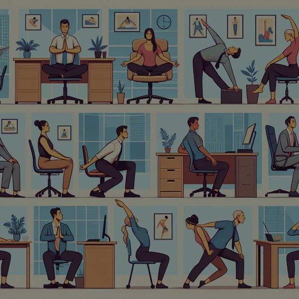 Quelles sont les meilleures postures de Bureau-Yoga pour la réduction du stress?